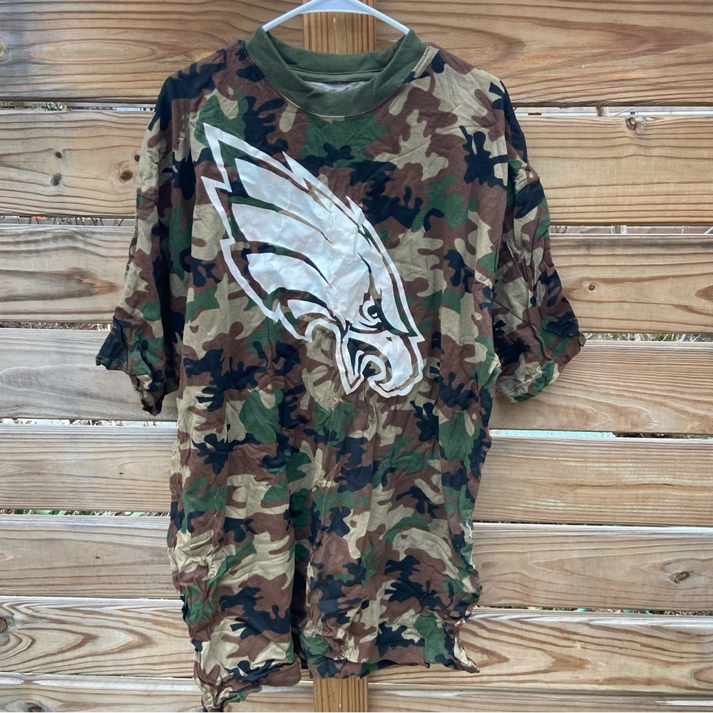 Philadelphia Eagles Camo Double Sided Print Teeshirt